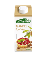 Bio Crema de Migdale pentru Gatit Vegan Fara Gluten Allos 200 ml